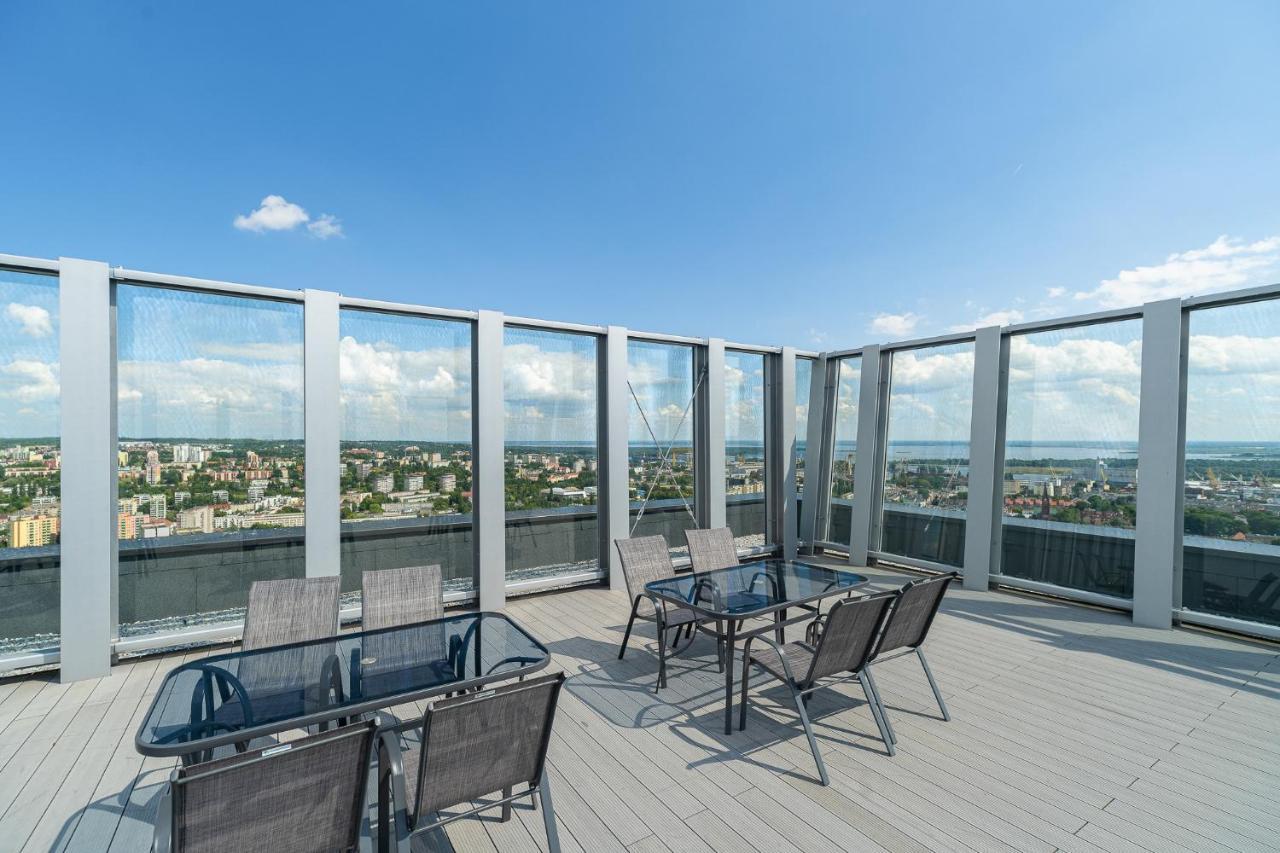 Apartament Hanza Tower 1412 Szczecin Exteriör bild