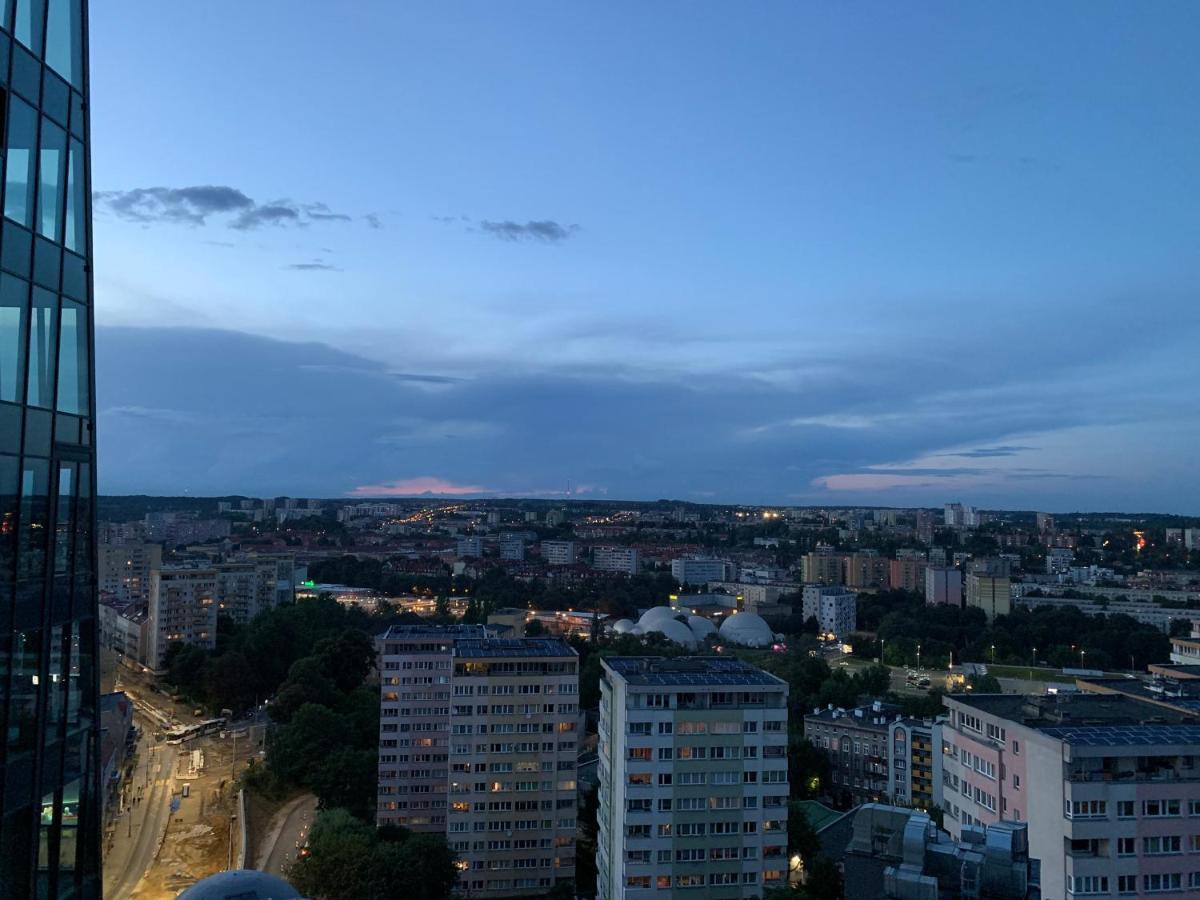 Apartament Hanza Tower 1412 Szczecin Exteriör bild