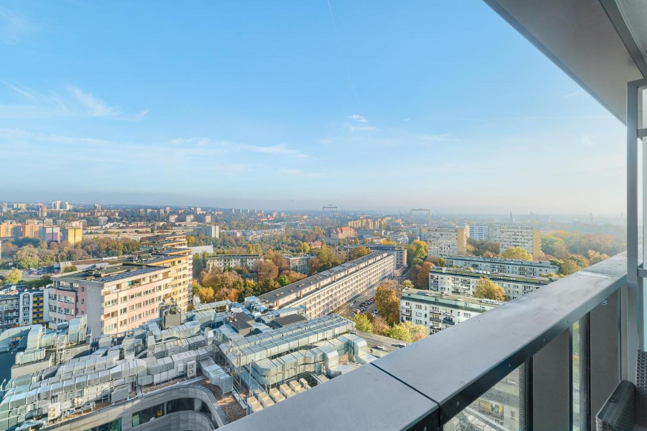Apartament Hanza Tower 1412 Szczecin Exteriör bild